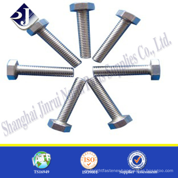 Din933 hex bolt Zinc plated hex bolt astm a325 hex bolt